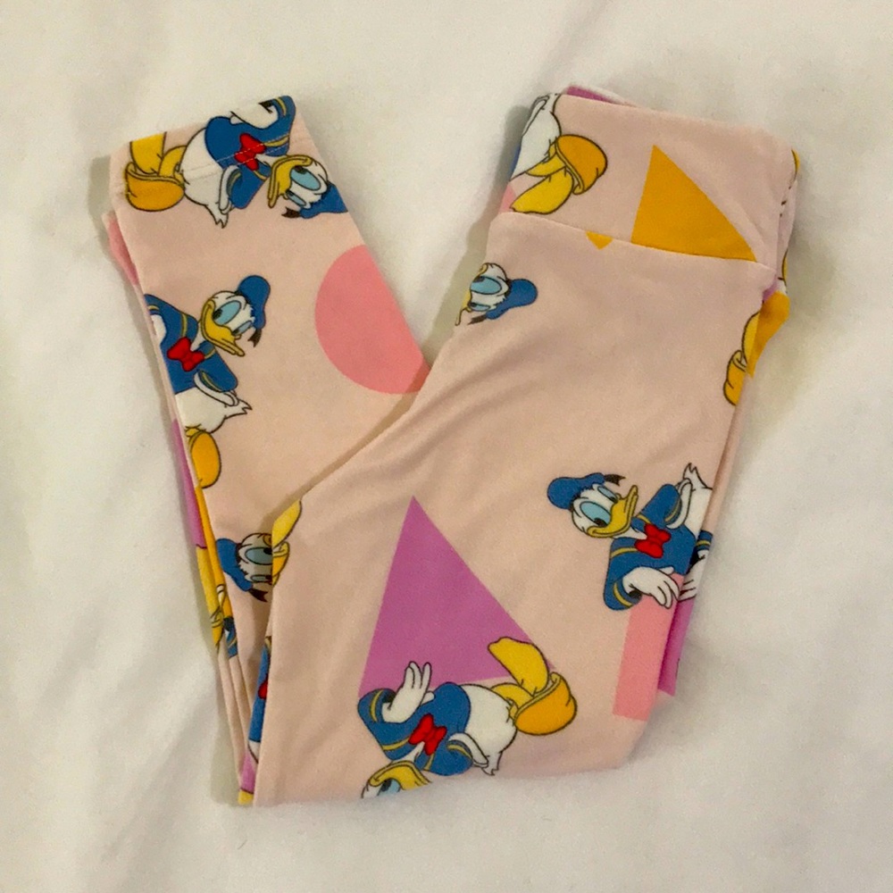 🦆 Lularoe Disney Donald Duck Leggings S/M